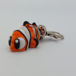 Orange Fish Keyring