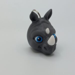 Dinosaur Head Keyring 2